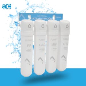Sistema de ultrafiltración  de 4 etapas