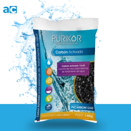 Carbón Activado– Bulto de 1 ft³ | Concha de coco para sistemas de tratamiento de agua